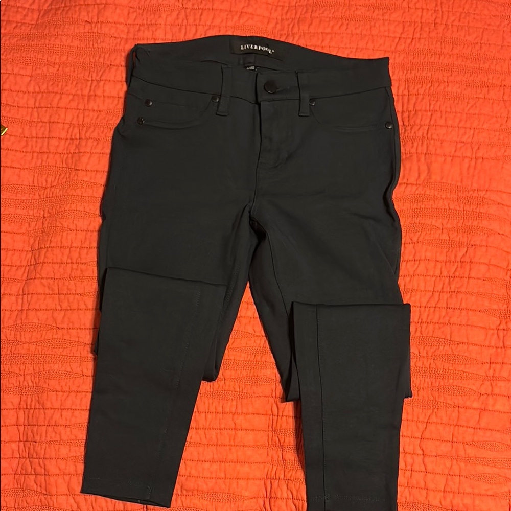 Liverpool Kelsey Knit Trouser Super Stretch Navy Pants